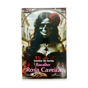 Tarot Rosa Caveira Com 36 Cartas + Manual