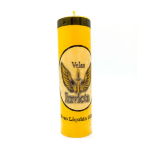 Vela De 7 Dias 44Mm Parafina Amarela Unidade Invicta