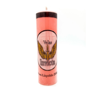 Vela De 7 Dias 44Mm Parafina Rosa Unidade Invicta