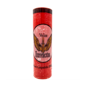 Vela De 7 Dias 44Mm Parafina Vermelha Unidade Invicta