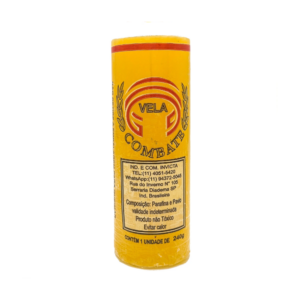 Vela De 7 Dias 50Mm Parafina Amarela Unidade Combate