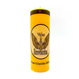 Vela De 7 Dias 50Mm Parafina Amarela Unidade Invicta