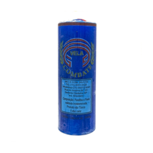 Vela De 7 Dias 50Mm Parafina Azul Marinho Unidade Combate