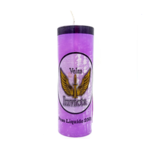 Vela De 7 Dias 50Mm Parafina Lilás Unidade Invicta