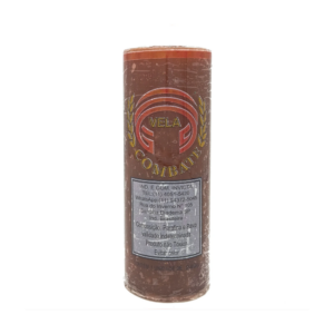 Vela De 7 Dias 50Mm Parafina Marrom Unidade Combate
