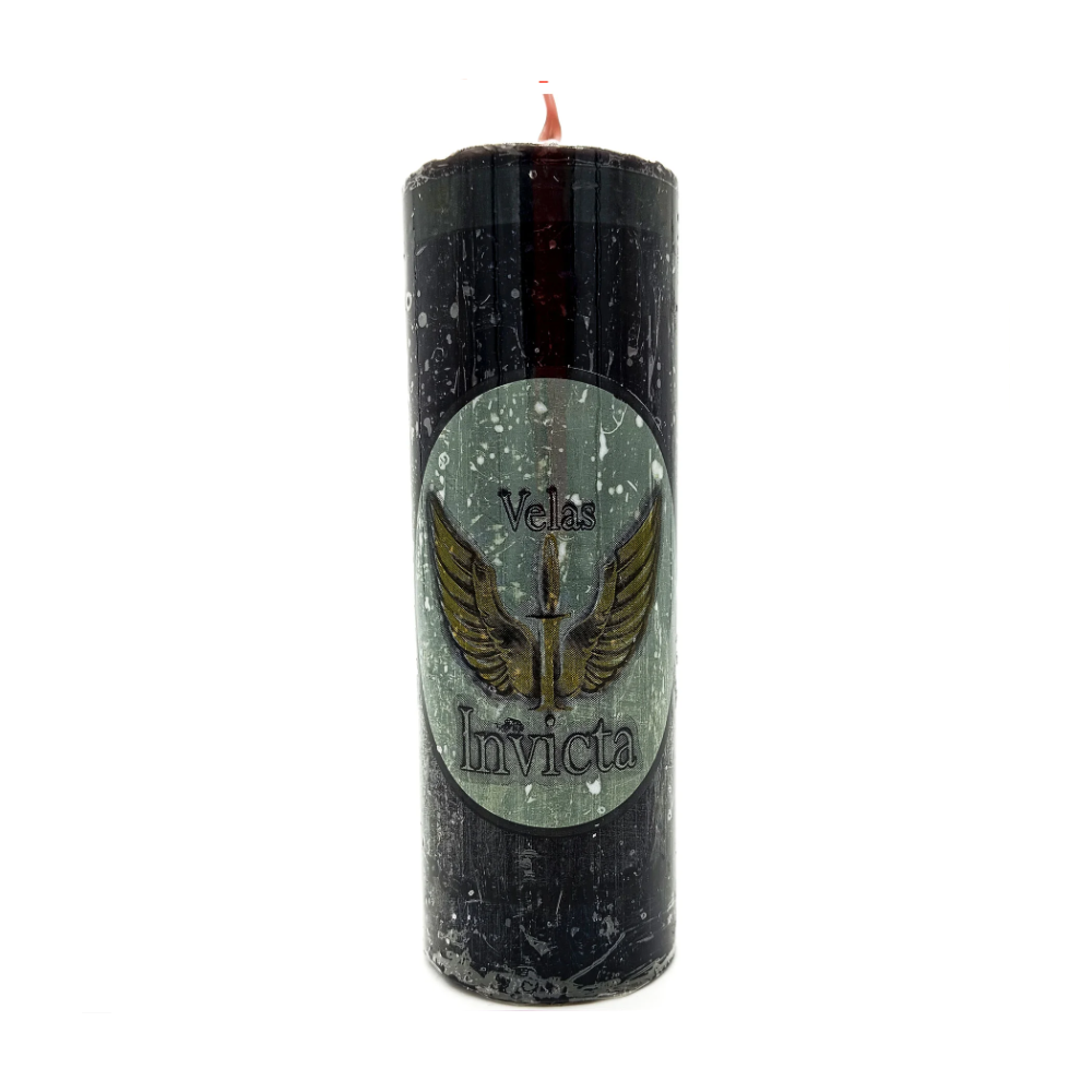 Vela De 7 Dias 50Mm Parafina Verde Unidade Invicta