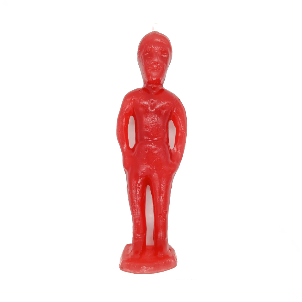 Vela De Magia Boneco Homem Vermelho