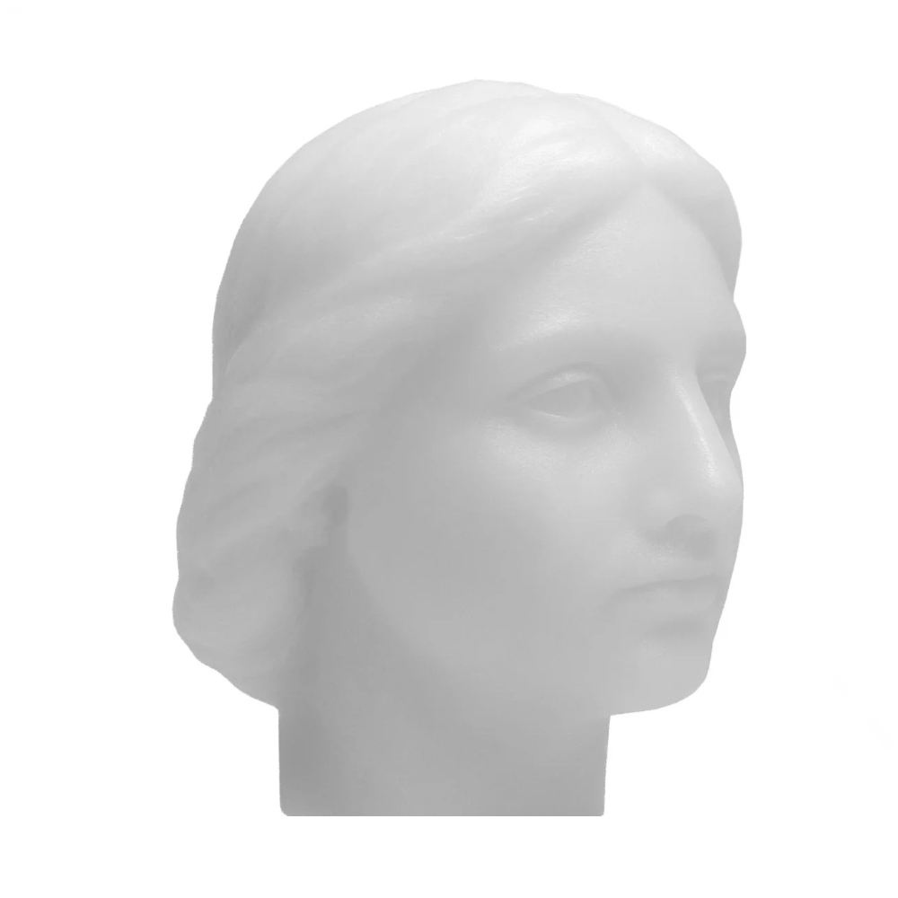 Vela De Magia Cabeça Feminina Branco - Imagem 2