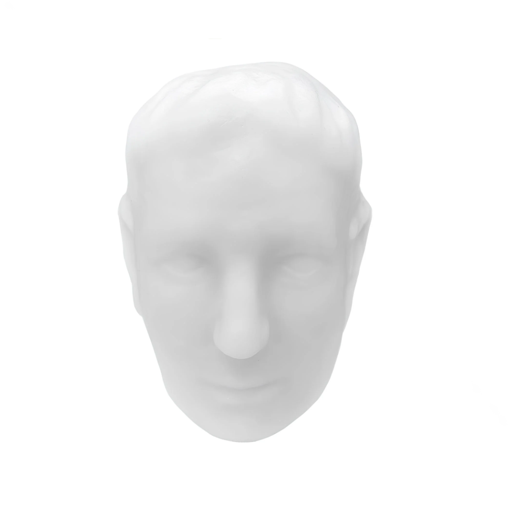 Vela De Magia Cabeça Masculina Branco