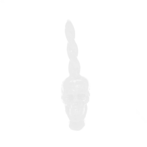 Vela De Magia Caveira Vira Pensamento Branco