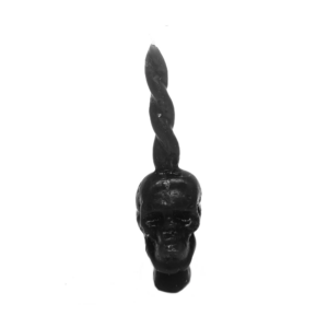 Vela De Magia Caveira Vira Pensamento Preto