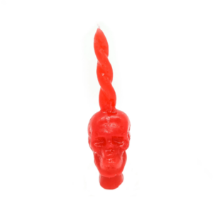 Vela De Magia Caveira Vira Pensamento Vermelho