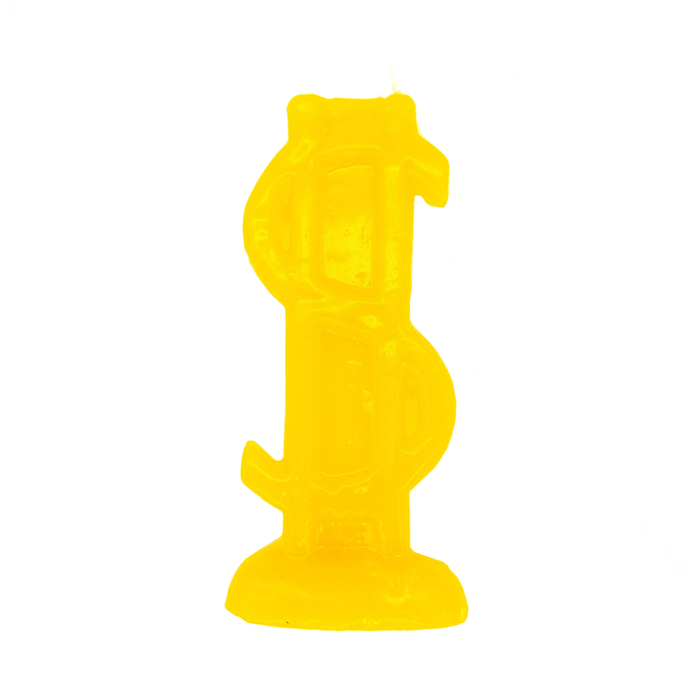 Vela De Magia Cifrão $ Dinheiro Amarelo