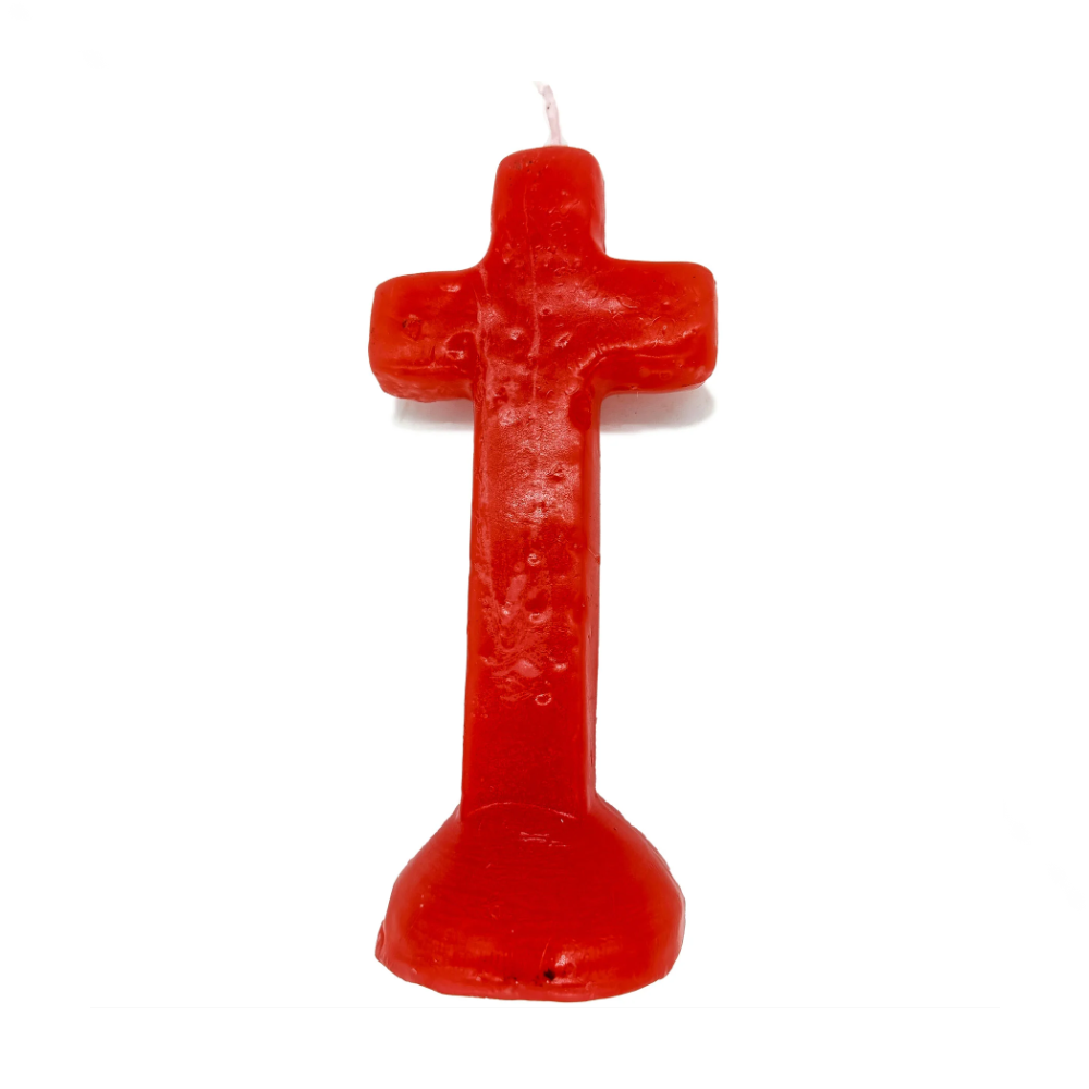Vela De Magia Cruz Vermelho