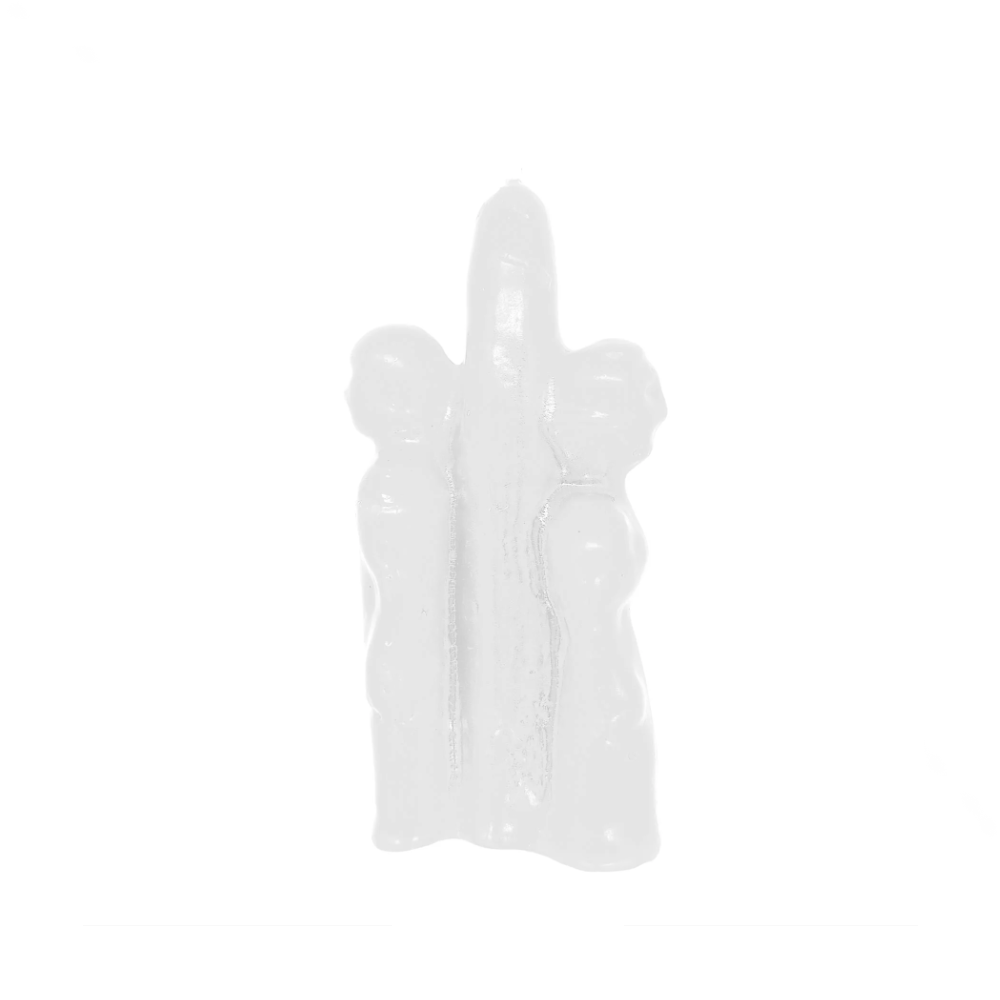 Vela De Magia Desunião Separação Branco