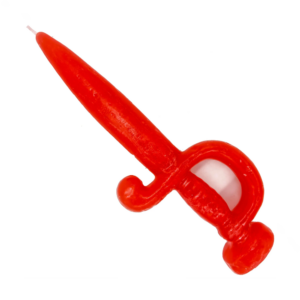 Vela De Magia Espada Adaga Vermelho