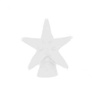 Vela De Magia Estrela Cinco Pontas Branco