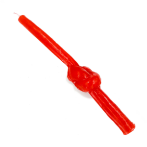 Vela De Magia Nó Amarrado Vermelho