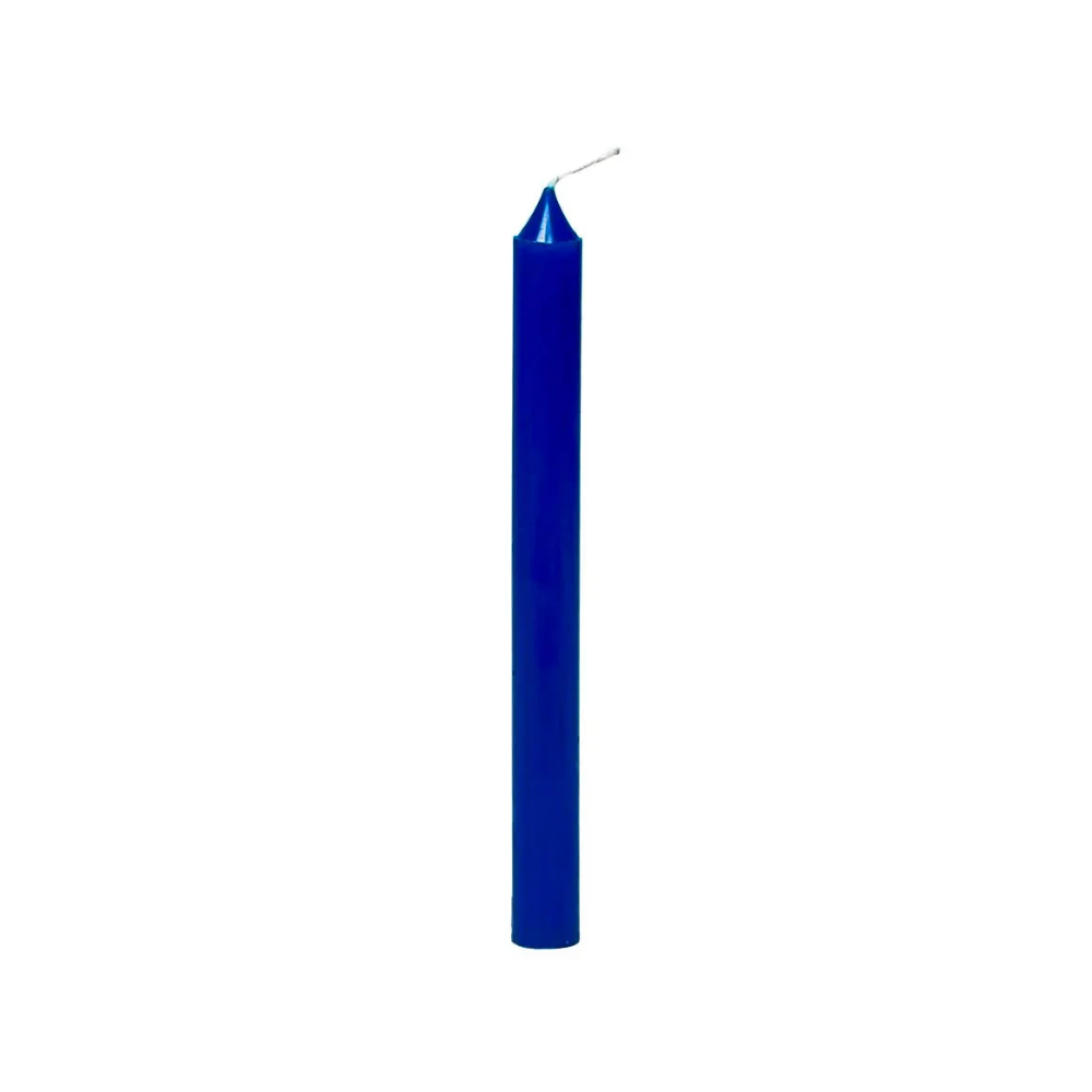 Vela Palito De Parafina Unidade Azul Marinho