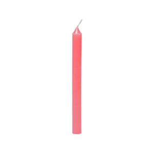 Vela Palito De Parafina Unidade Rosa
