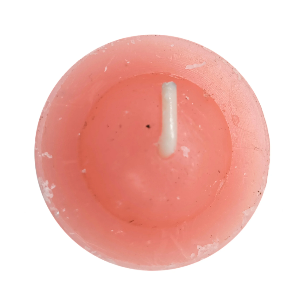 Vela Rechaud Rosa Pequena Lamparina Refil Recho - Imagem 2