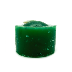 Vela Rechaud Verde Pequena Lamparina Refil Recho