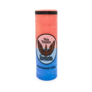 Vela Trezena 13 Dias Parafina Rosa/Azul Unidade Invicta