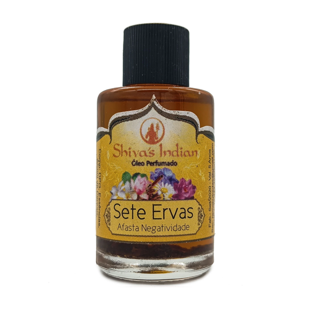 Essencia Premium Shiva'S Indian Óleo Perfumado 9Ml 7 Ervas