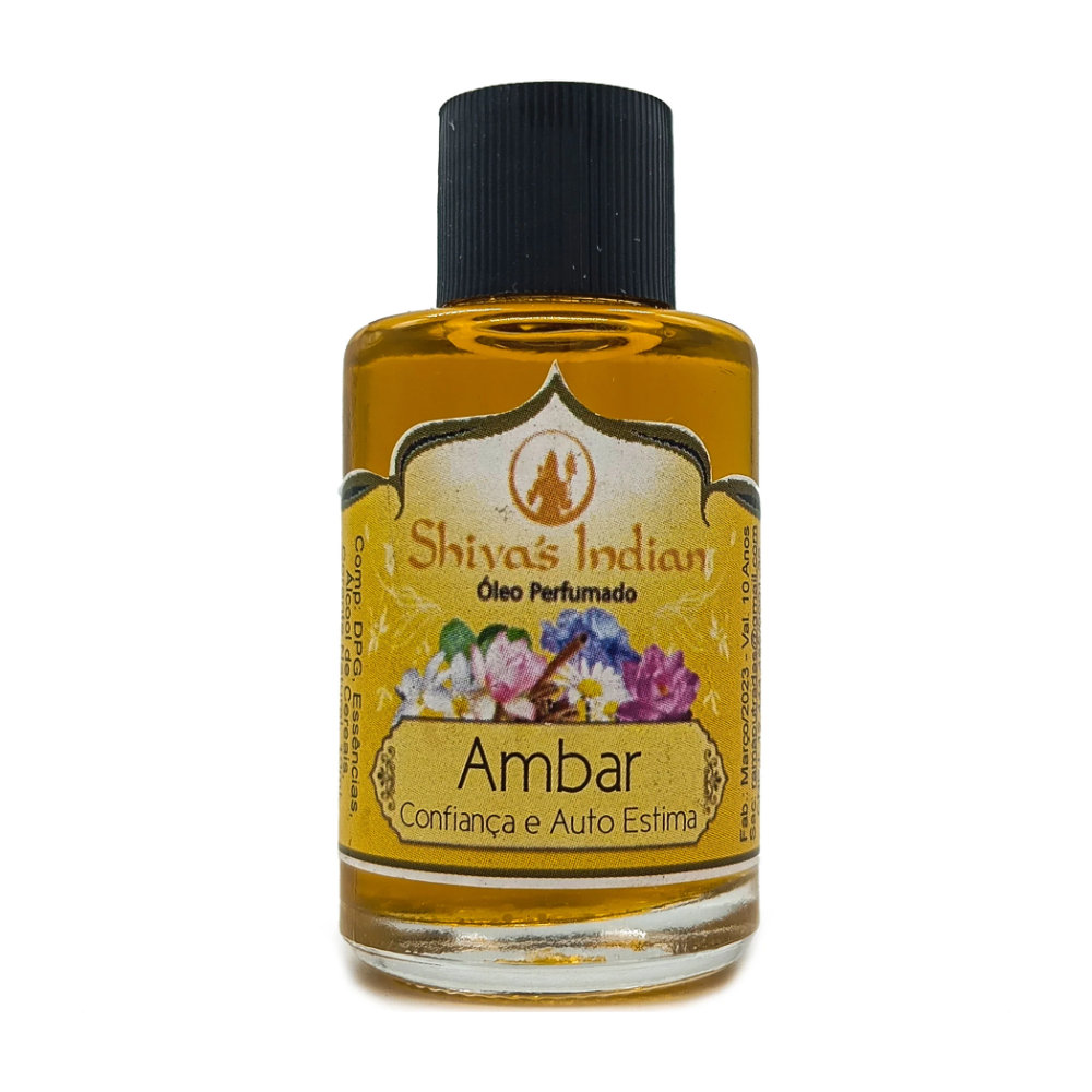 Essencia Premium Shiva'S Indian Óleo Perfumado 9Ml Ambar