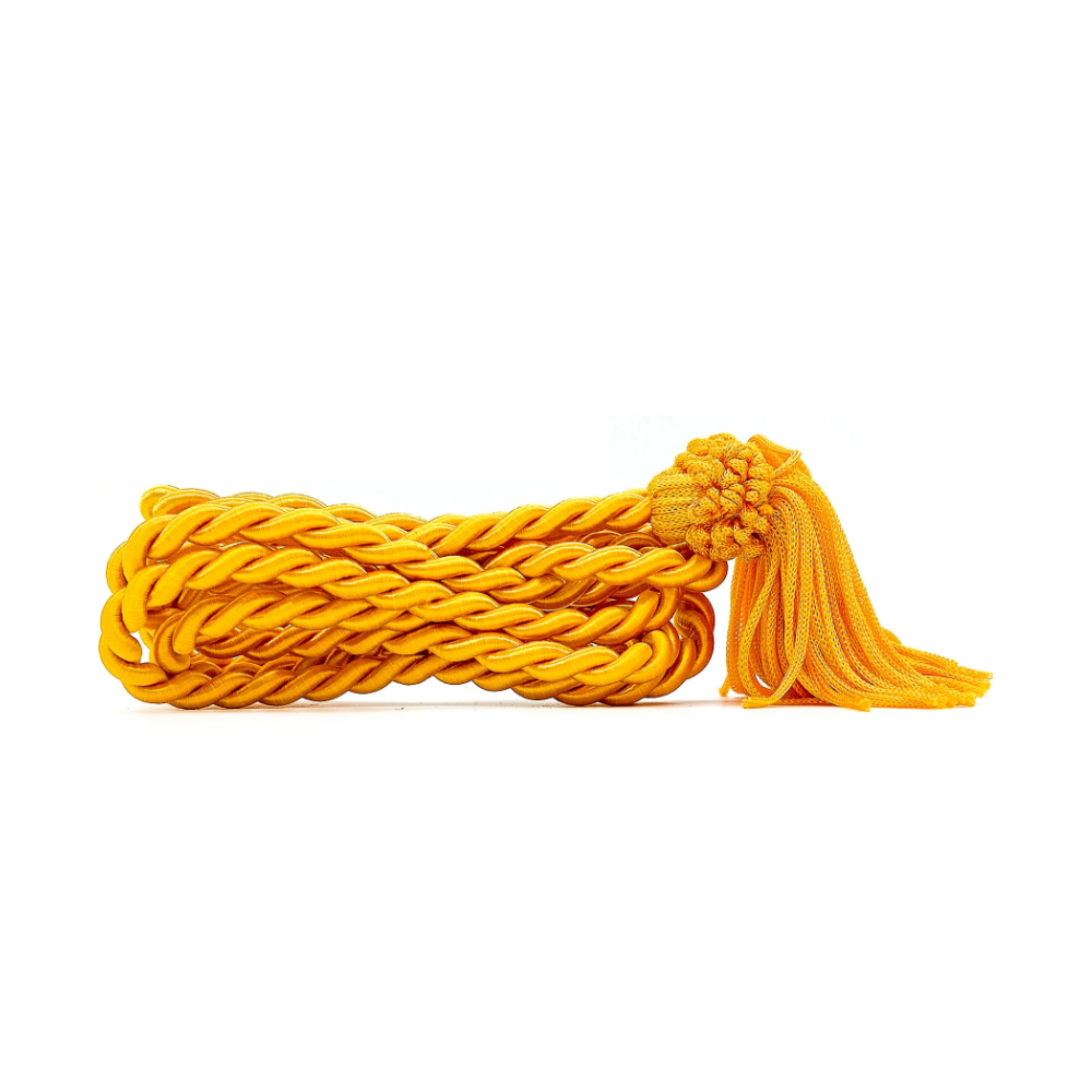 Fiel Cordão De São Francisco Amarelo 2M C/ Tassel