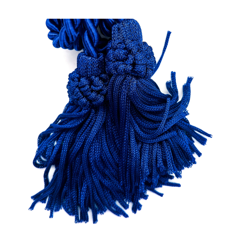 Fiel Cordão De São Francisco Azul Marinho 2M C/ Tassel - Imagem 2