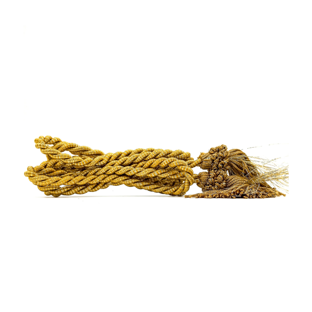 Fiel Cordão De São Francisco Dourado 2M C/ Tassel