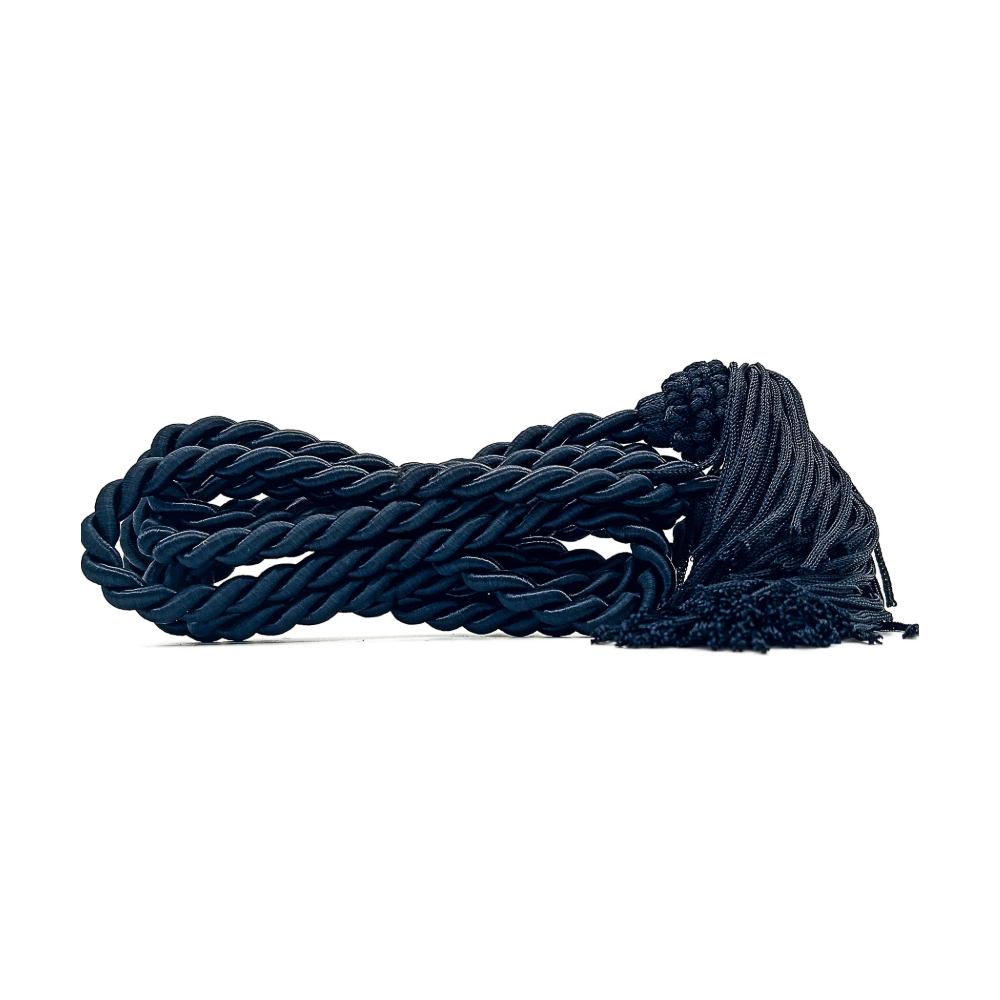 Fiel Cordão De São Francisco Preto 2M C/ Tassel