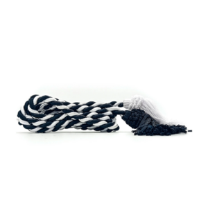 Fiel Cordão De São Francisco Preto/Branco 2M C/ Tassel