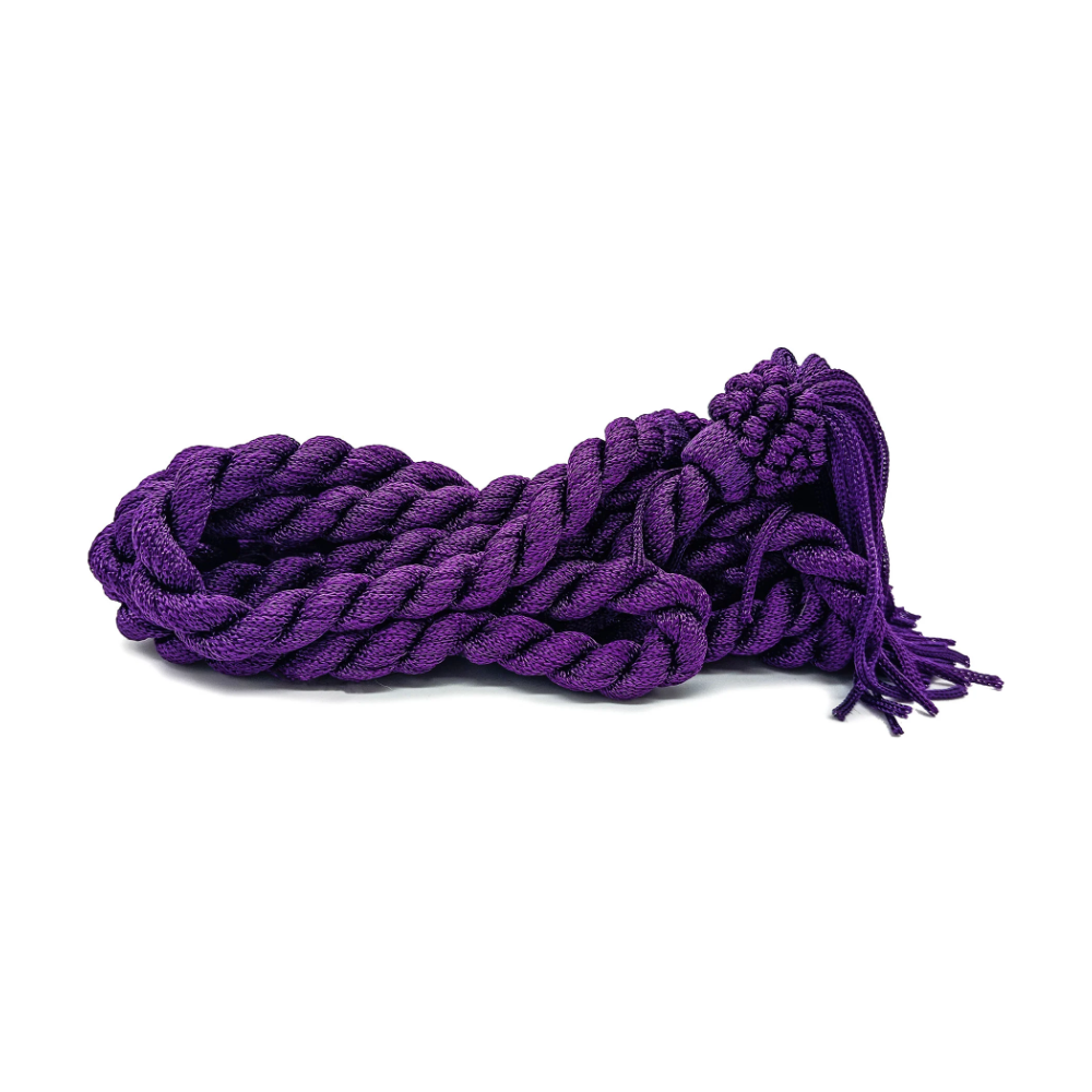 Fiel Cordão De São Francisco Roxo 2M C/ Tassel