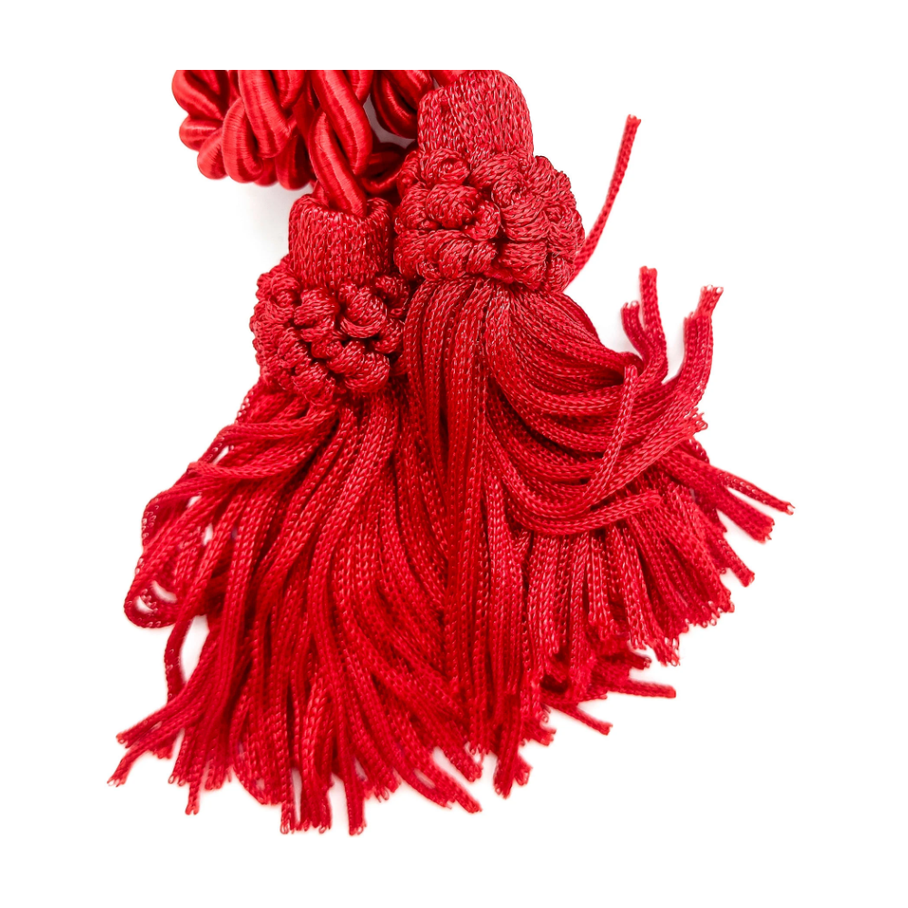 Fiel Cordão De São Francisco Vermelho 2M C/ Tassel - Imagem 2