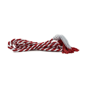 Fiel Cordão De São Francisco Vermelho/Branco 2M C/ Tassel