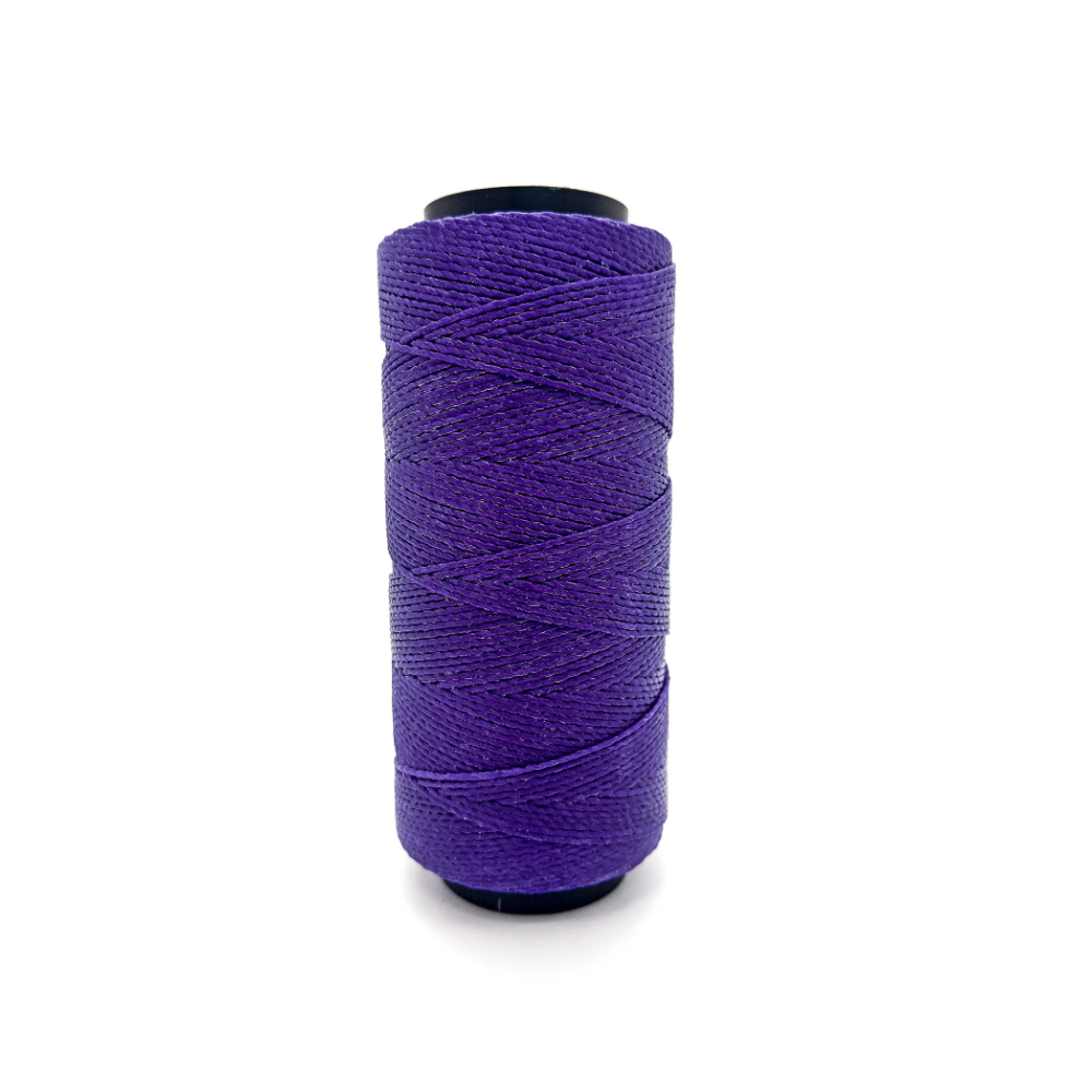 Fio Cordone Roxo Encerado Para Guias E Brajas
