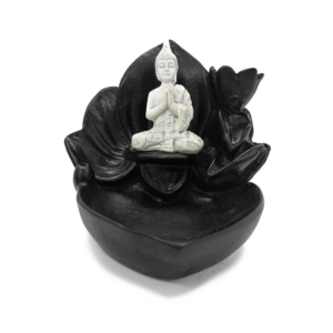 Incensário Cascata Porta Incenso Flor Buda Tibetano
