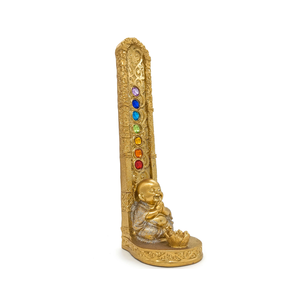Incensário Porta Incenso Sete (7) Chakras Buda - Imagem 2