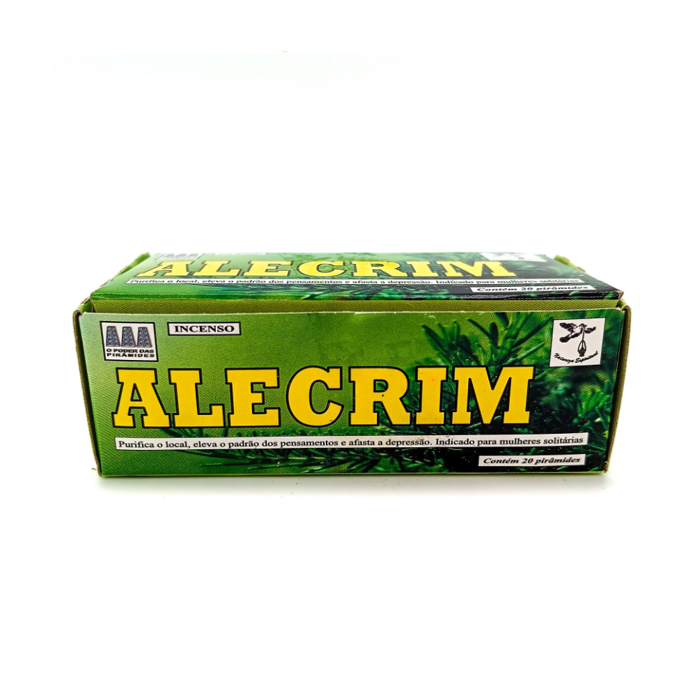 Incenso Defumador Tablete Cx C/ 20Un Alecrim