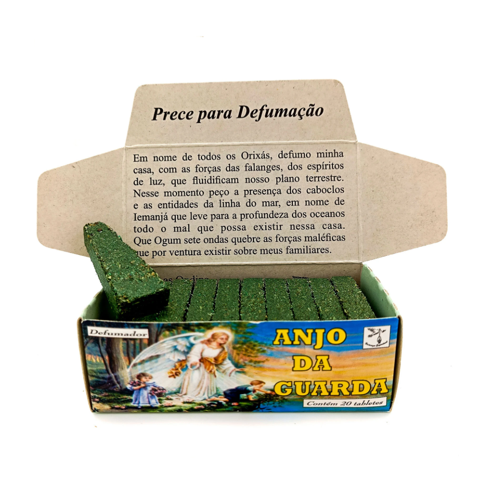 Incenso Defumador Tablete Cx C/ 20Un Anjo Da Guarda - Imagem 2