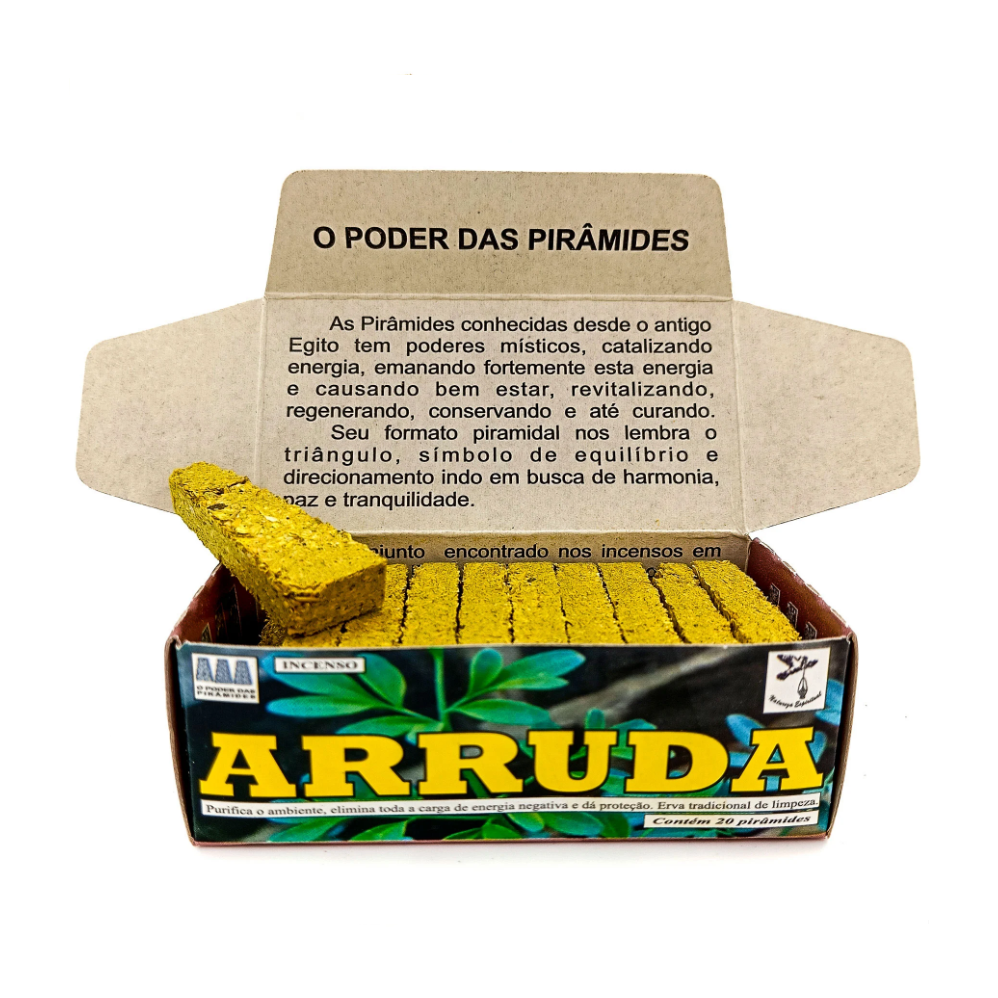 Incenso Defumador Tablete Cx C/ 20Un Arruda - Imagem 2