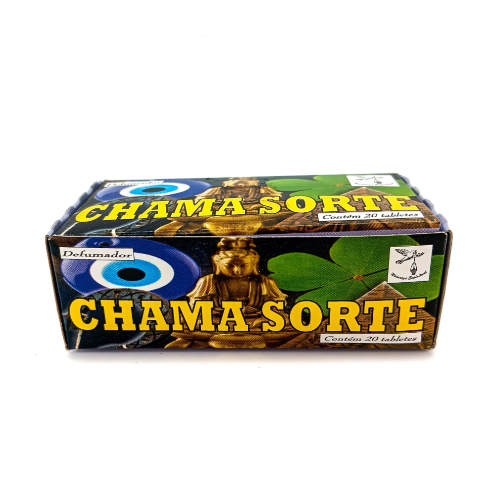 Incenso Defumador Tablete Cx C/ 20Un Chama Sorte