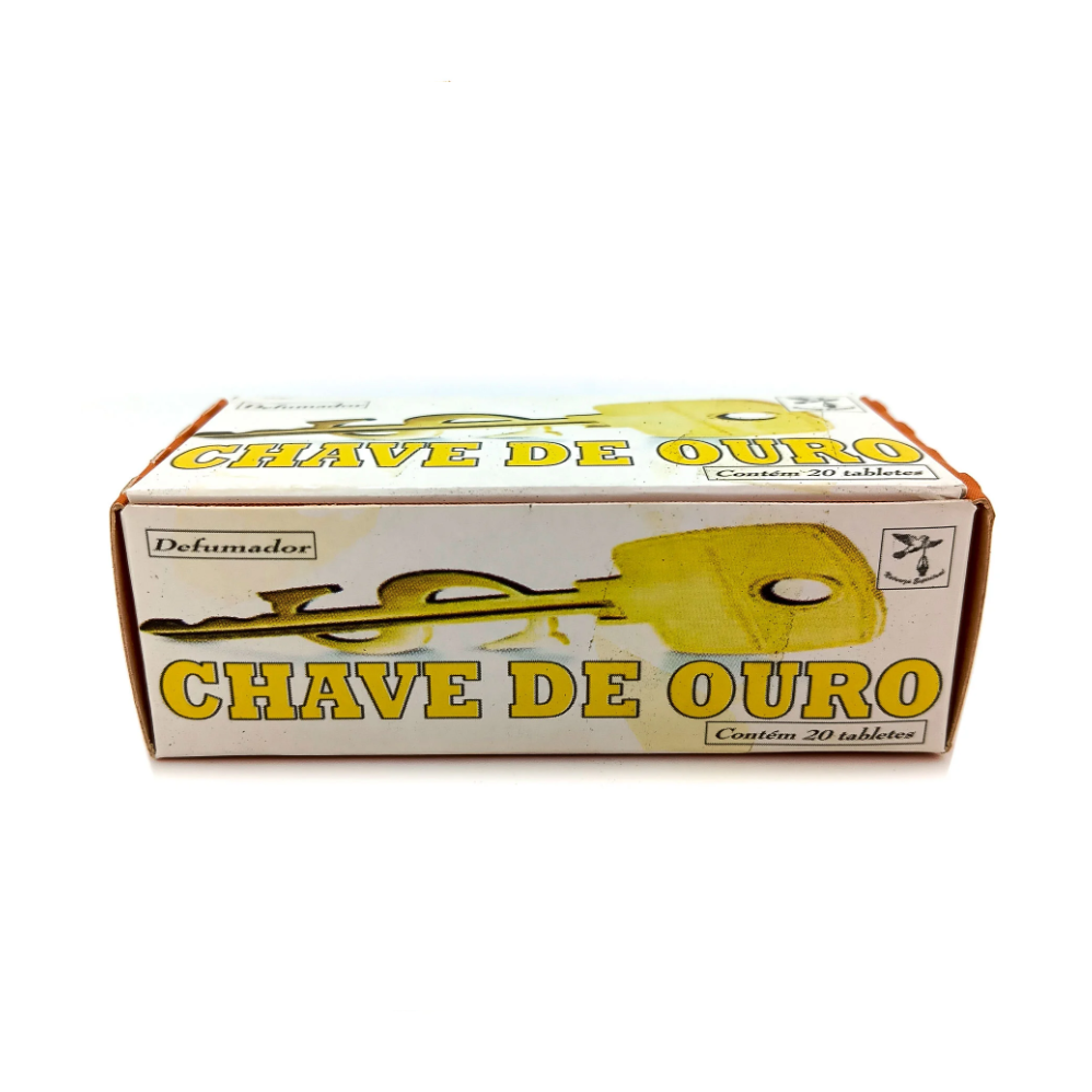 Incenso Defumador Tablete Cx C/ 20Un Chave De Ouro