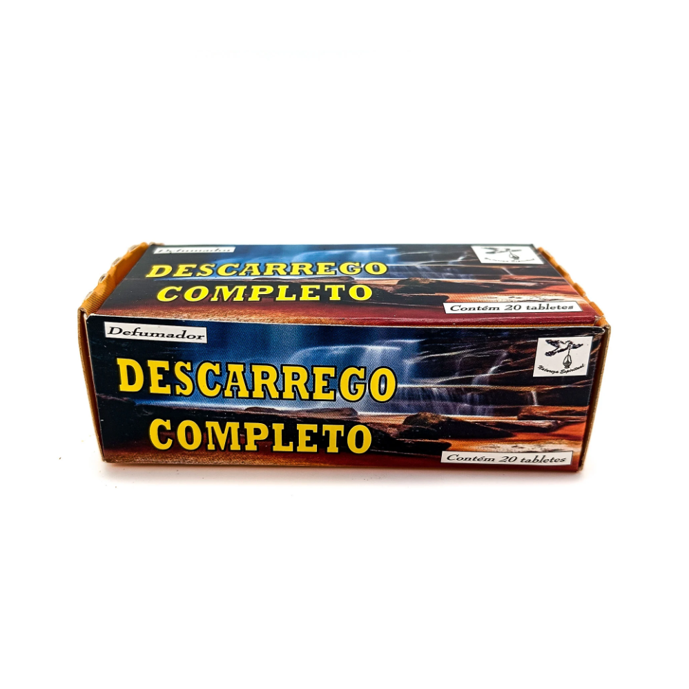 Incenso Defumador Tablete Cx C/ 20Un Descarrego Completo