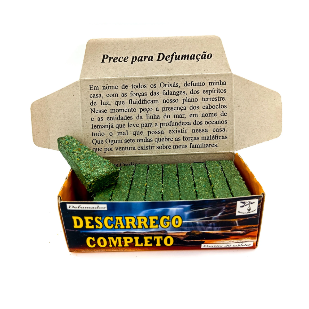 Incenso Defumador Tablete Cx C/ 20Un Descarrego Completo - Imagem 2