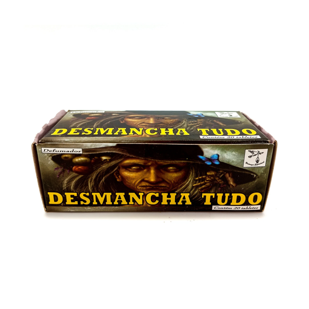 Incenso Defumador Tablete Cx C/ 20Un Desmancha Tudo