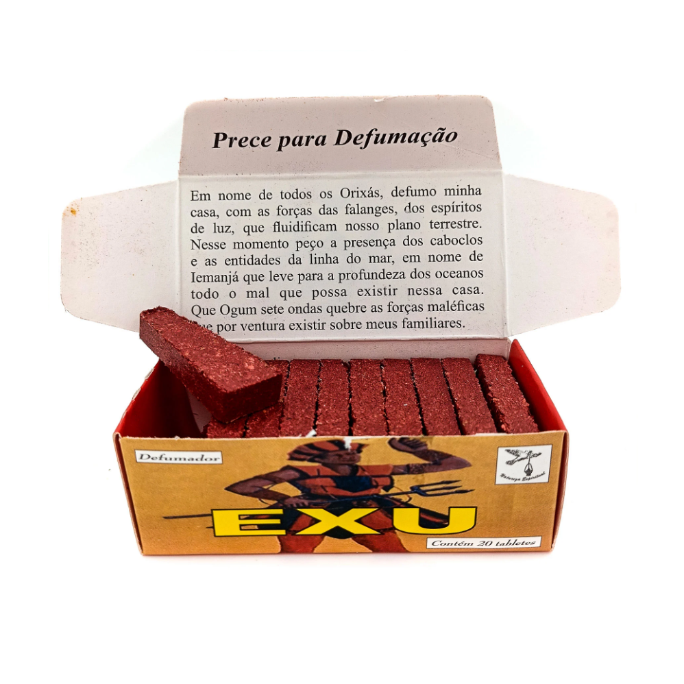 Incenso Defumador Tablete Cx C/ 20Un Exú - Imagem 2