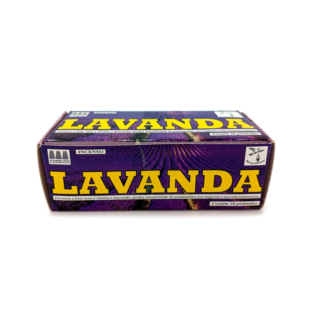Incenso Defumador Tablete Cx C/ 20Un Lavanda